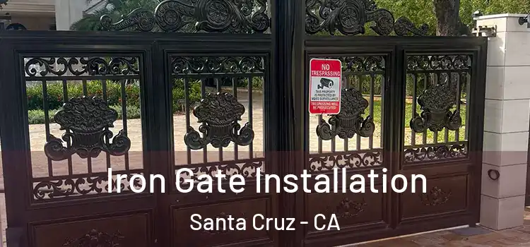 Iron Gate Installation Santa Cruz - CA